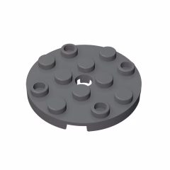 GOBRICKS GDS-841 Round 4 x 4 with Hole - YWOBB