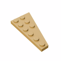 GOBRICKS GDS-551  Plate 6 x 3 Left - YWOBB