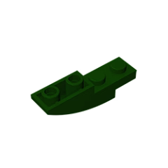 GOBRICKS GDS-731  Curved 4 x 1 Inverted - YWOBB