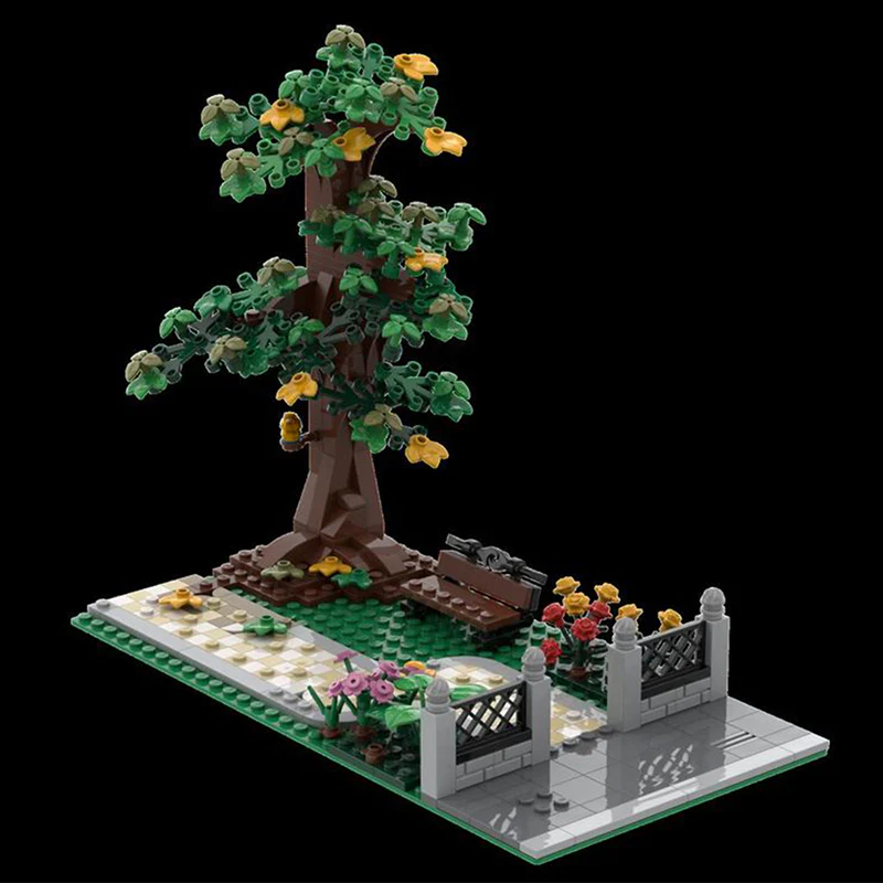 GOBRICKS MOC 135174 Little Park - YWOBB