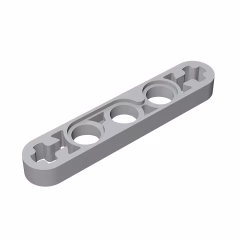GOBRICKS GDS-691 Liftarm Thin 1 x 5 - Axle Holes - YWOBB