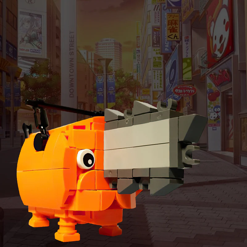 GOBRICKS MOC 126322 Pochita - YWOBB