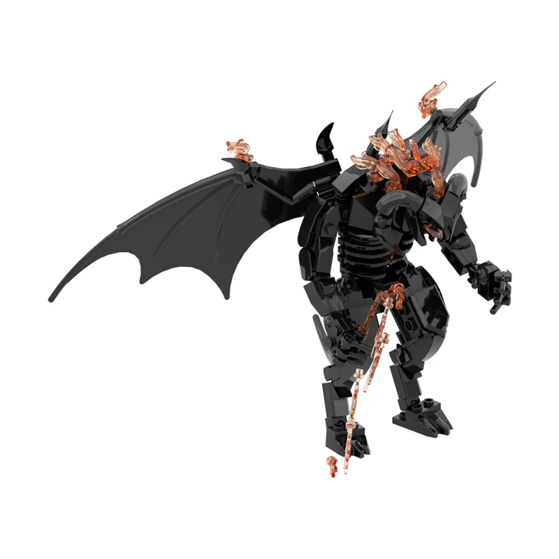 GOBRICKS MOC A1478 Lord of the Rings-Little Balrog - YWOBB