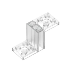 GOBRICKS GDS-1129 Bracket 5 x 2 x 2 1/3 with 2 Holes and Bottom Stud Holder - YWOBB
