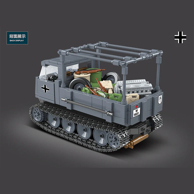 QuanGuan 100086 German half Tracked vehicle ROS/03 - YWOBB