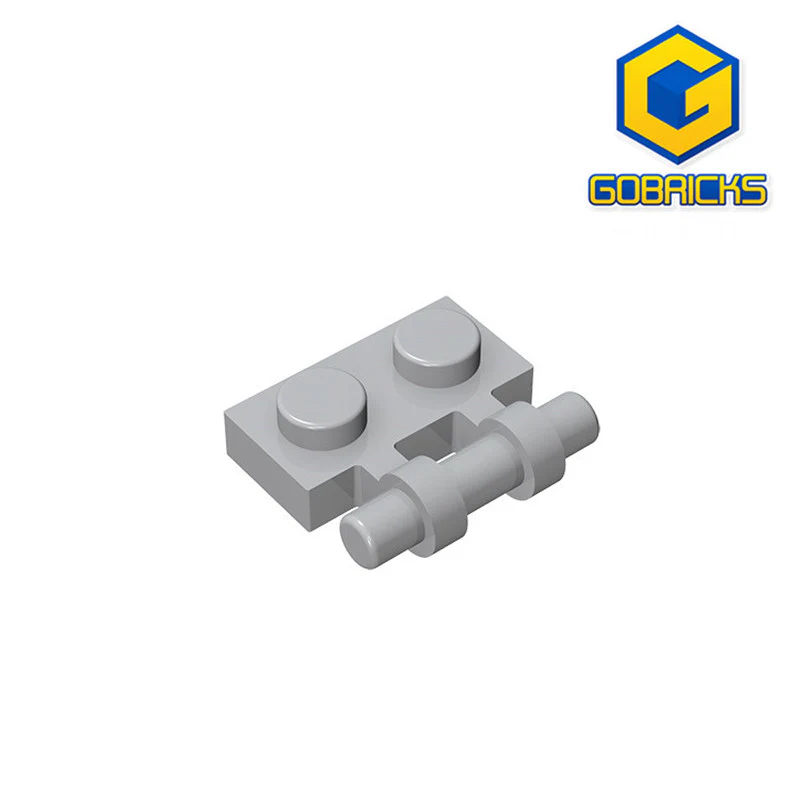 GOBRICKS GDS-644  Modified 1 x 2 with Bar Handle on Side - Free Ends - YWOBB