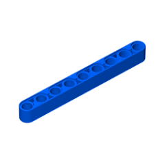 GOBRICKS GDS-666 Liftarm Thick 1 x 9 - YWOBB