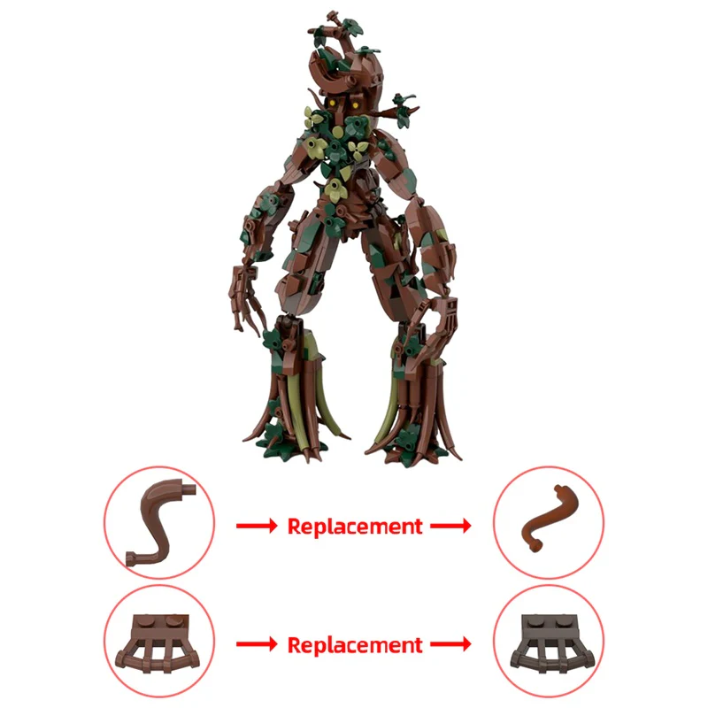 GOBRICKS MOC 177695 LOTR - Treebeard - YWOBB