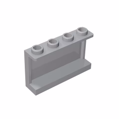 GOBRICKS GDS-787 Panel 1 x 4 x 2 with Side Supports - Hollow Studs - YWOBB