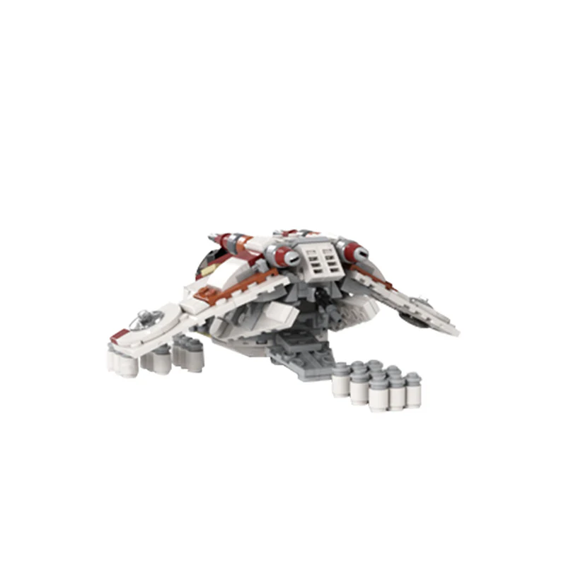 GOBRICKS MOC 124405 star plan republic gunship - YWOBB