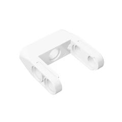 GOBRICKS GDS-1030 Pin Connector Toggle Joint Smooth Double with Axle and Pin Holes - YWOBB