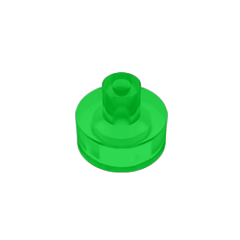 GOBRICKS GDS-1291 Round 1 x 1 with Bar and Pin Holder - YWOBB