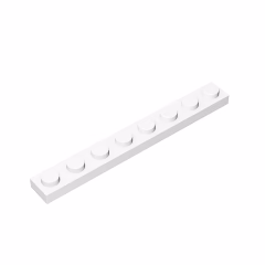 GOBRICKS GDS-506 Plate 1 x 8 - YWOBB