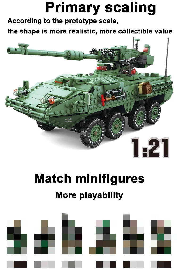 KAZI KY 10001 The STRYKER MGS-M1128 Tank - YWOBB
