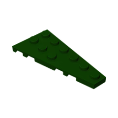 GOBRICKS GDS-550  Plate 6 x 3 Right - YWOBB