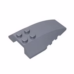 GOBRICKS GDS-898 Wedge 6 x 4 Triple Curved - YWOBB