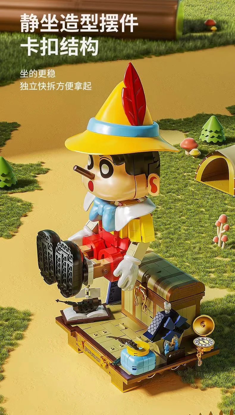 K-BOX CC2011 Fairy Tale Town Pinocchio Crayon Shin-chan - YWOBB