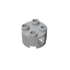 GOBRICKS GDS-1054 Round 2 x 2 with Pin Holes - YWOBB