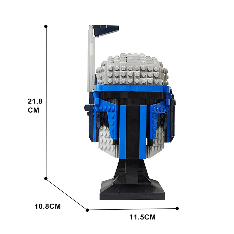 GOBRICKS MOC 46502 Jango Fett Helmet Bust - YWOBB