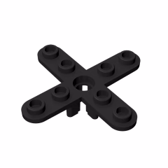 GOBRICKS GDS-1185 Propeller 4 Blade 5 Diameter with Rounded Ends and Open Hub - YWOBB