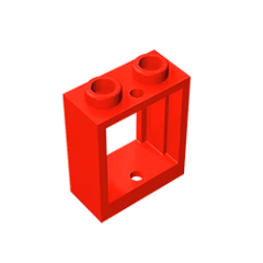 GOBRICKS GDS-783 Window 1 x 2 x 2 Flat Front - YWOBB