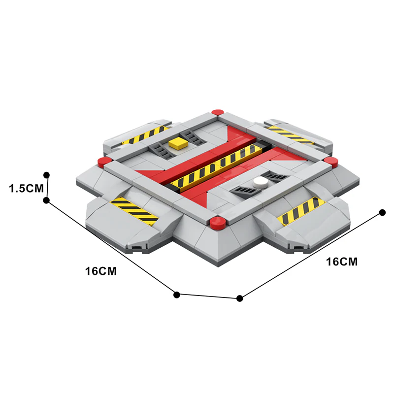 GOBRICKS MOC 121913 Terraner Lowerd Depot - YWOBB
