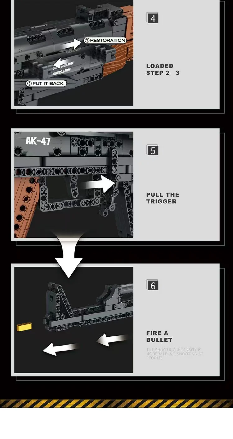 Reobrix 77005 AK-47 Assault Rifle Toygun - YWOBB