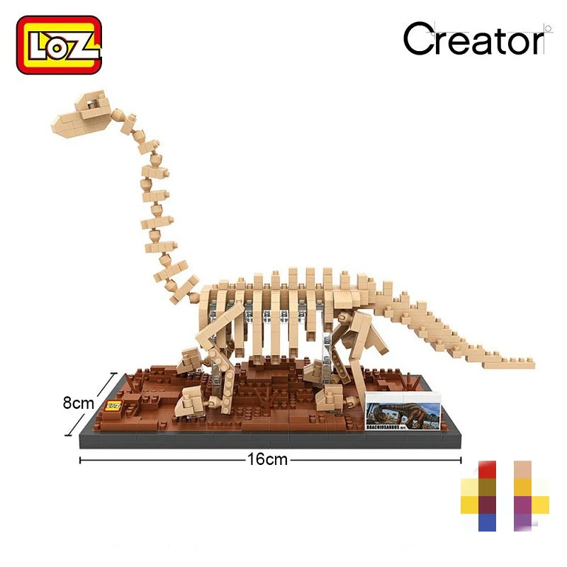LOZ 9028 Brachiosaurus Fossil - YWOBB