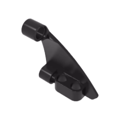 GOBRICKS GDS-90153 Technic Panel Curved #62 5 x 4 Tapered Right - YWOBB