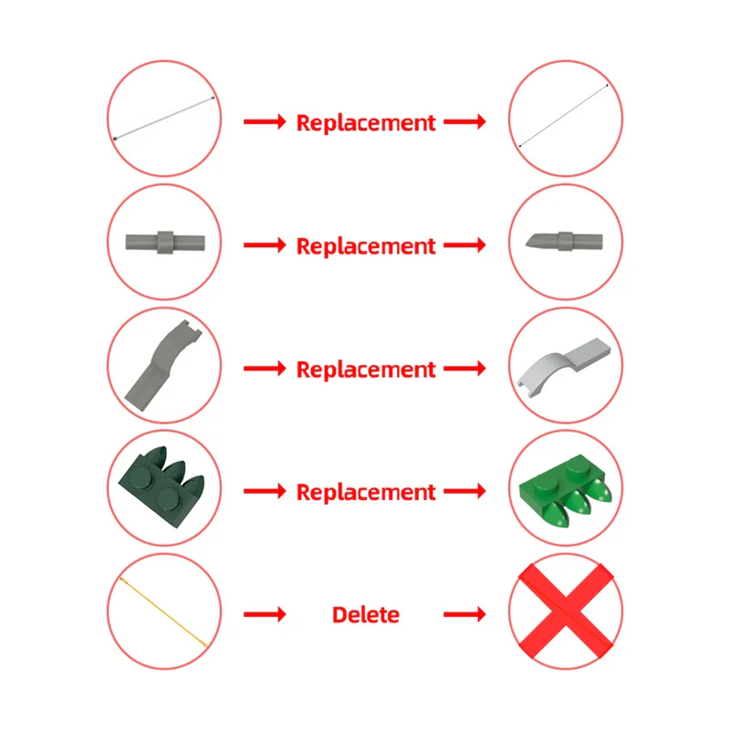 GOBRICKS MOC 129657 The Wall - YWOBB