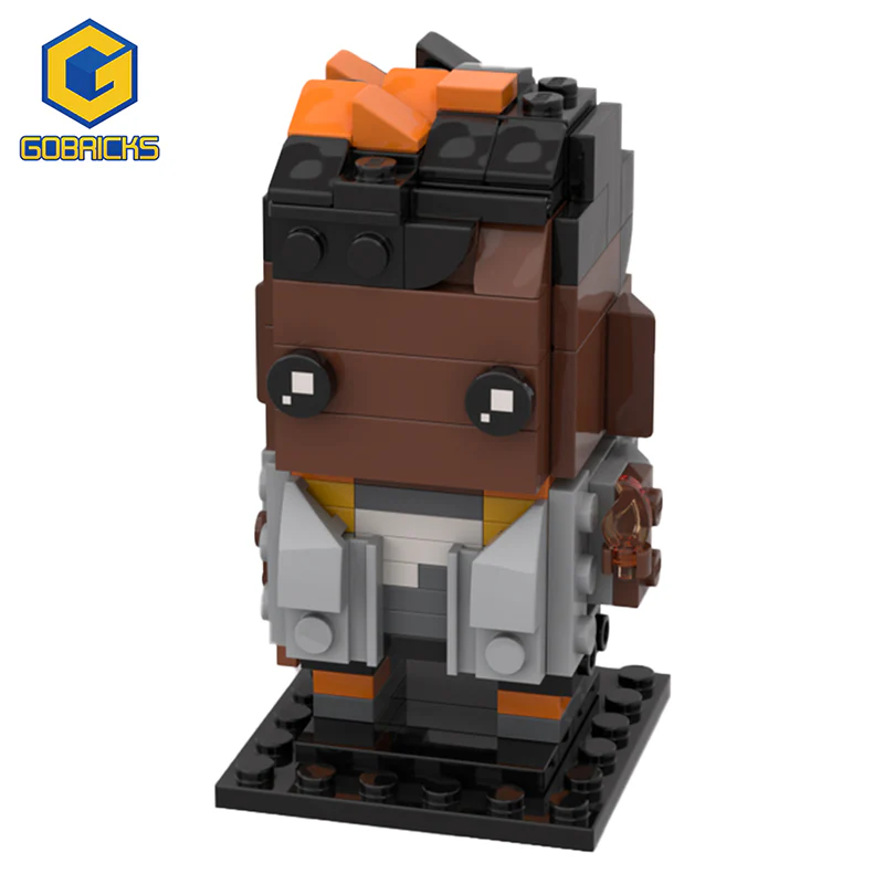 GOBRICKS MOC 116274 VALORANT Phoenix Brickheadz - YWOBB