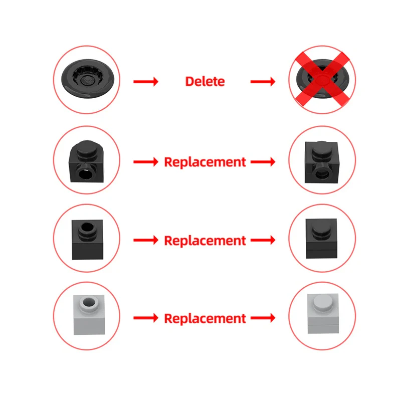 GOBRICKS MOC 176509 Ford Falcon Pursuit Special - YWOBB