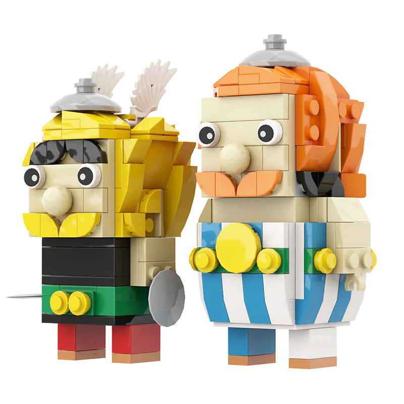 GOBRICKS MOC 16306 Asterix and Obelix Brickheadz - YWOBB