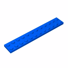 GOBRICKS GDS-515 Plate 2 x 12 - YWOBB
