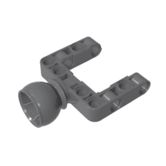 GOBRICKS GDS-1539 Technic Steering Ball Joint Large Open with C-Shape Pivot Frame - YWOBB