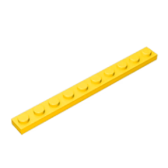 GOBRICKS GDS-507 Plate 1 x 10 - YWOBB