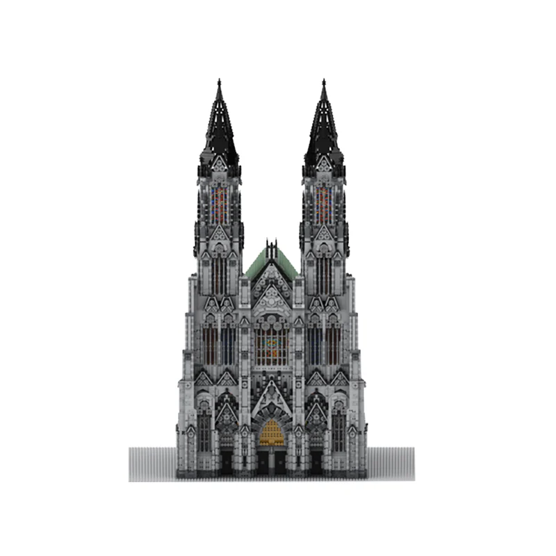 GOBRICKS MOC 142098 Cologne Cathedral - YWOBB