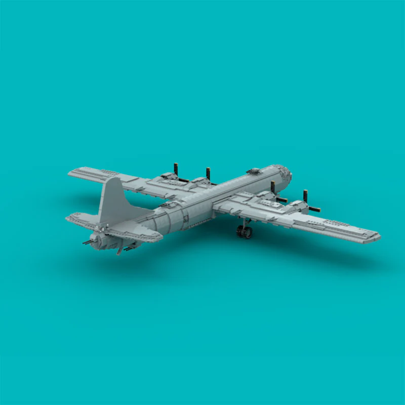 MOC 119970 B-29 Superfortress 1:35 Scale WWII Long-Range Bomber - YWOBB