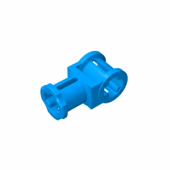GOBRICKS GDS-931 Axle Connector with Axle Hole - YWOBB