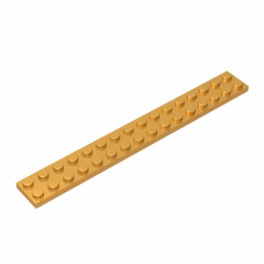 GOBRICKS GDS-517 Plate 2 x 16 - YWOBB