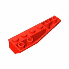 GOBRICKS GDS-767 Wedge 6 x 2 Inverted Right - YWOBB