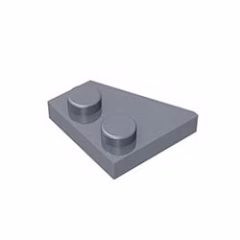 GOBRICKS GDS-560 Plate 2 x 2 Right - YWOBB