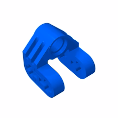 GOBRICKS GDS-1029 Axle and Pin Connector Perpendicular Split - YWOBB