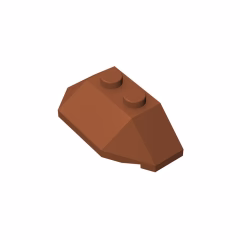 GOBRICKS GDS-756 Wedge 2 x 4 Triple - YWOBB