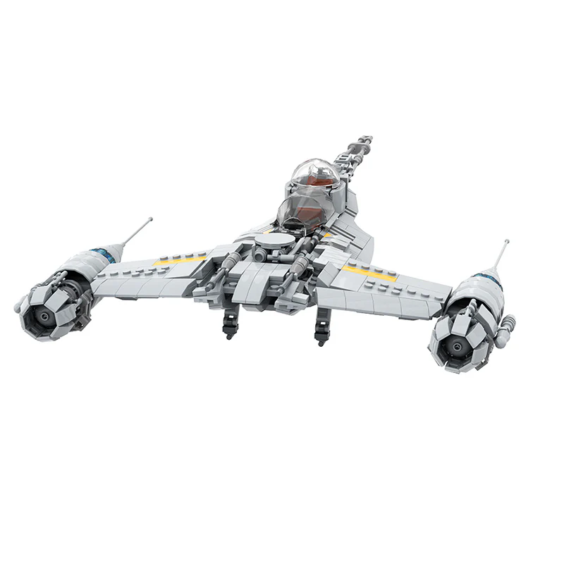 GOBRICKS MOC 99932 The Mandalorian-Din Djarin's N-1 Starfighter - YWOBB