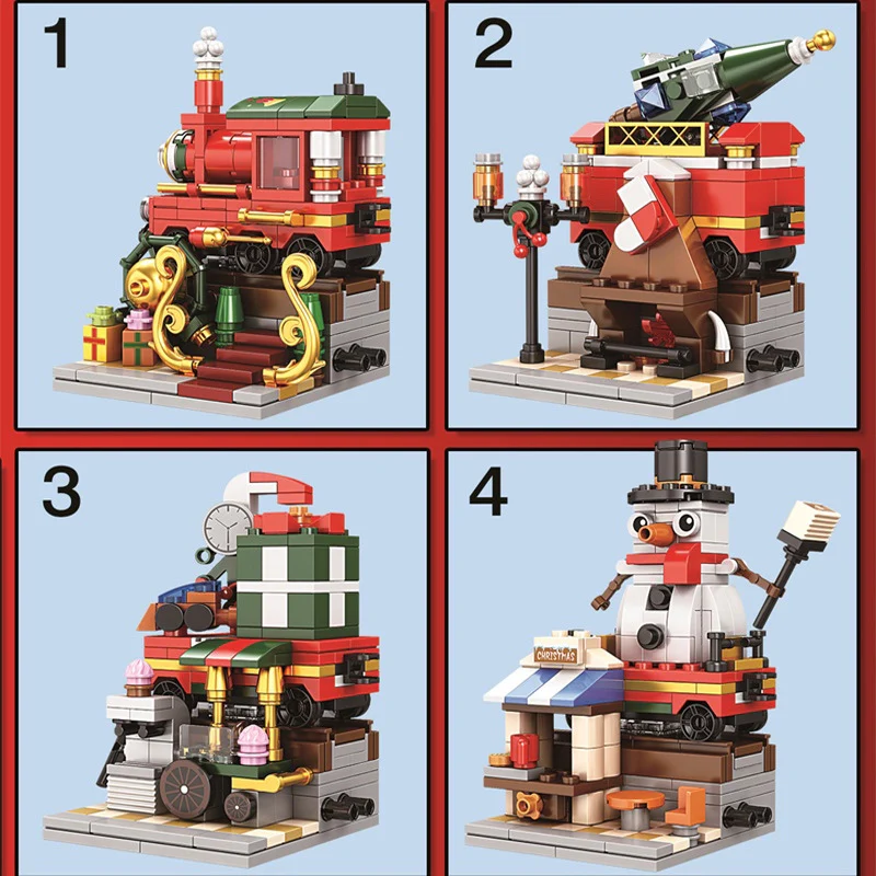 LWCK 7008 Merry Christmas Train 4 in 1 - YWOBB