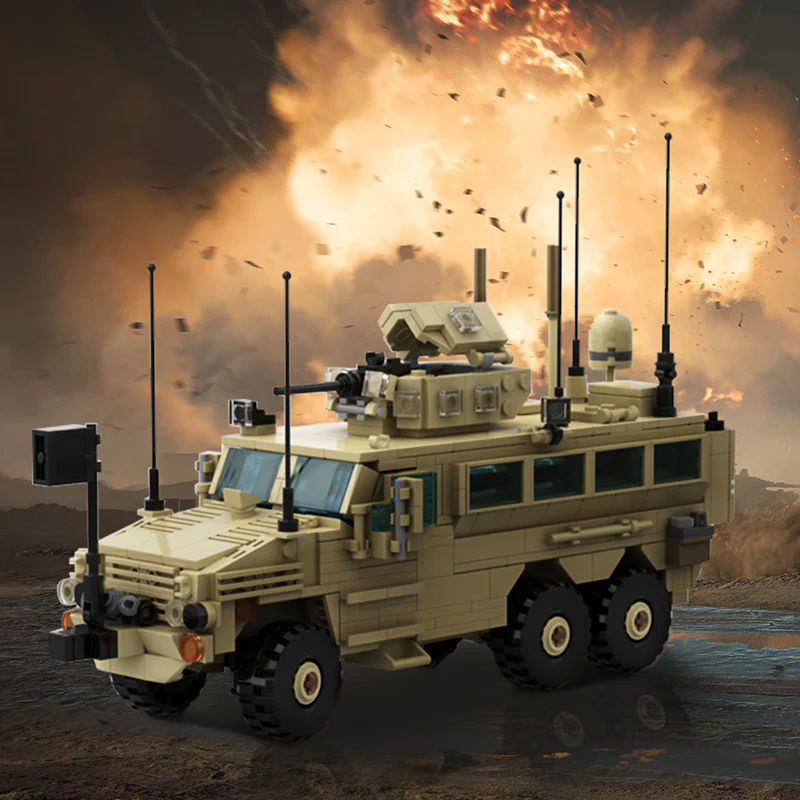 GOBRICKS MOC 133158 Mine-resistant ambush attack vehicle - YWOBB