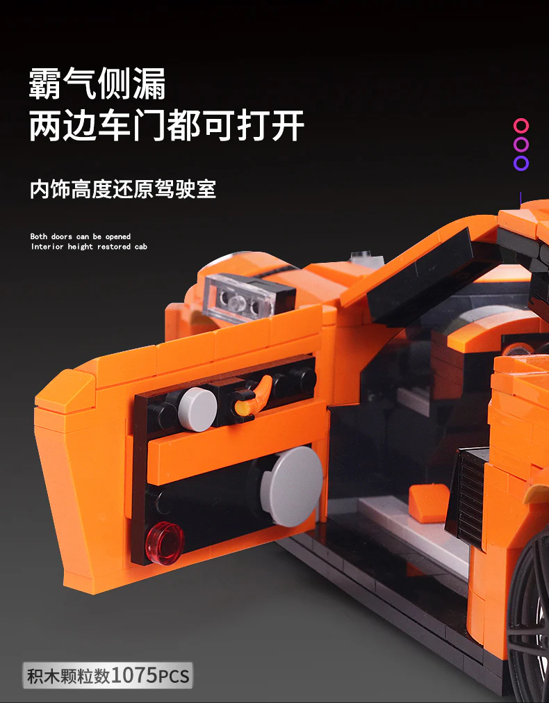 Mould King 10001/13110/13129 The Racing Cars - YWOBB