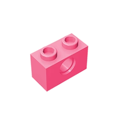 GOBRICKS GDS-623  Brick 1 x 2 with Hole - YWOBB