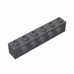 GOBRICKS GDS-626  Brick 1 x 6 with Holes - YWOBB